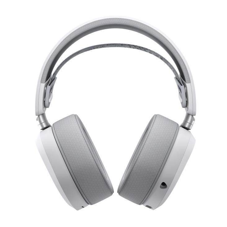 Геймърски безжични слушалки ASUS ROG Pelta White - USB-C, Aura Sync RGB