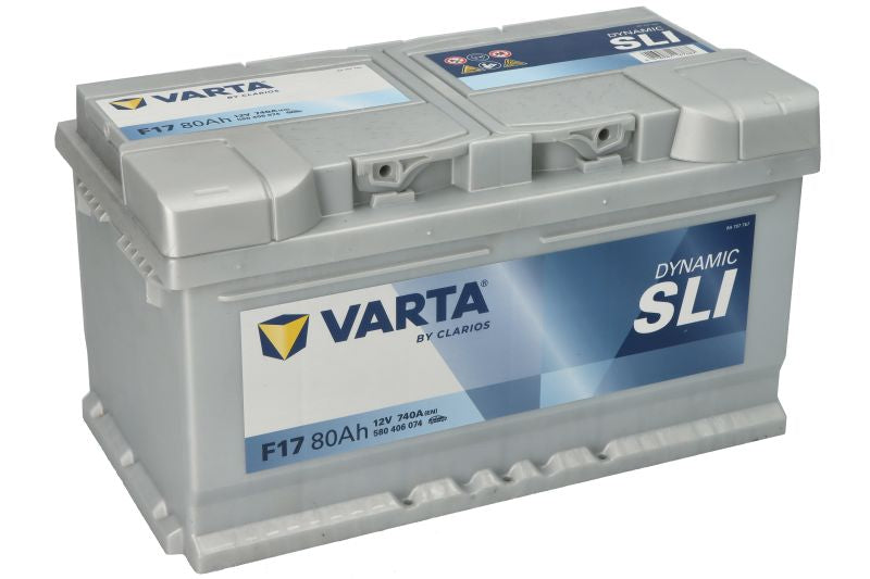 Акумулатор Varta SLI580406074 - 80Ah, 740A, SLI, 12V