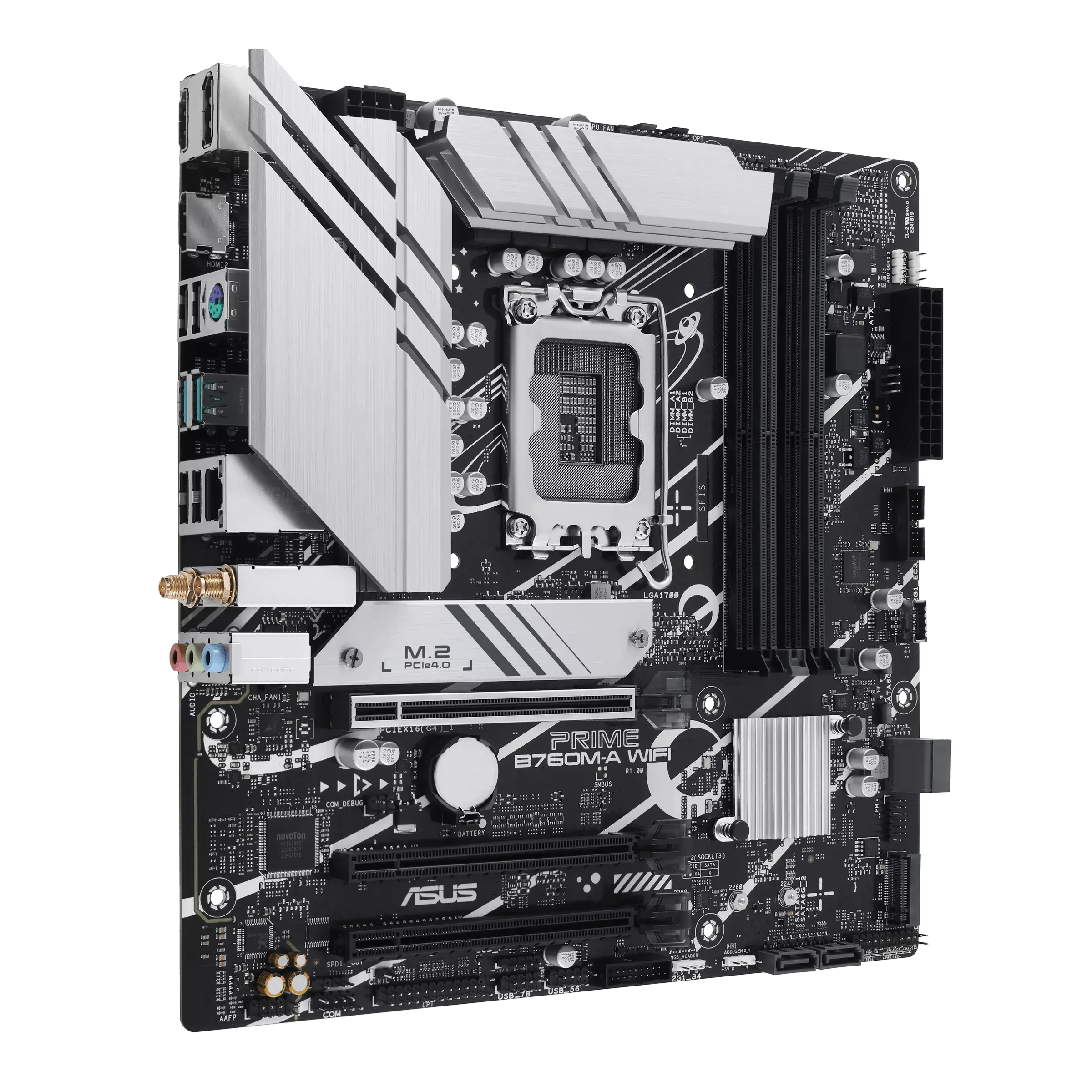 Дънна платка ASUS PRIME B760M-A WIFI DDR5, LGA 1700
