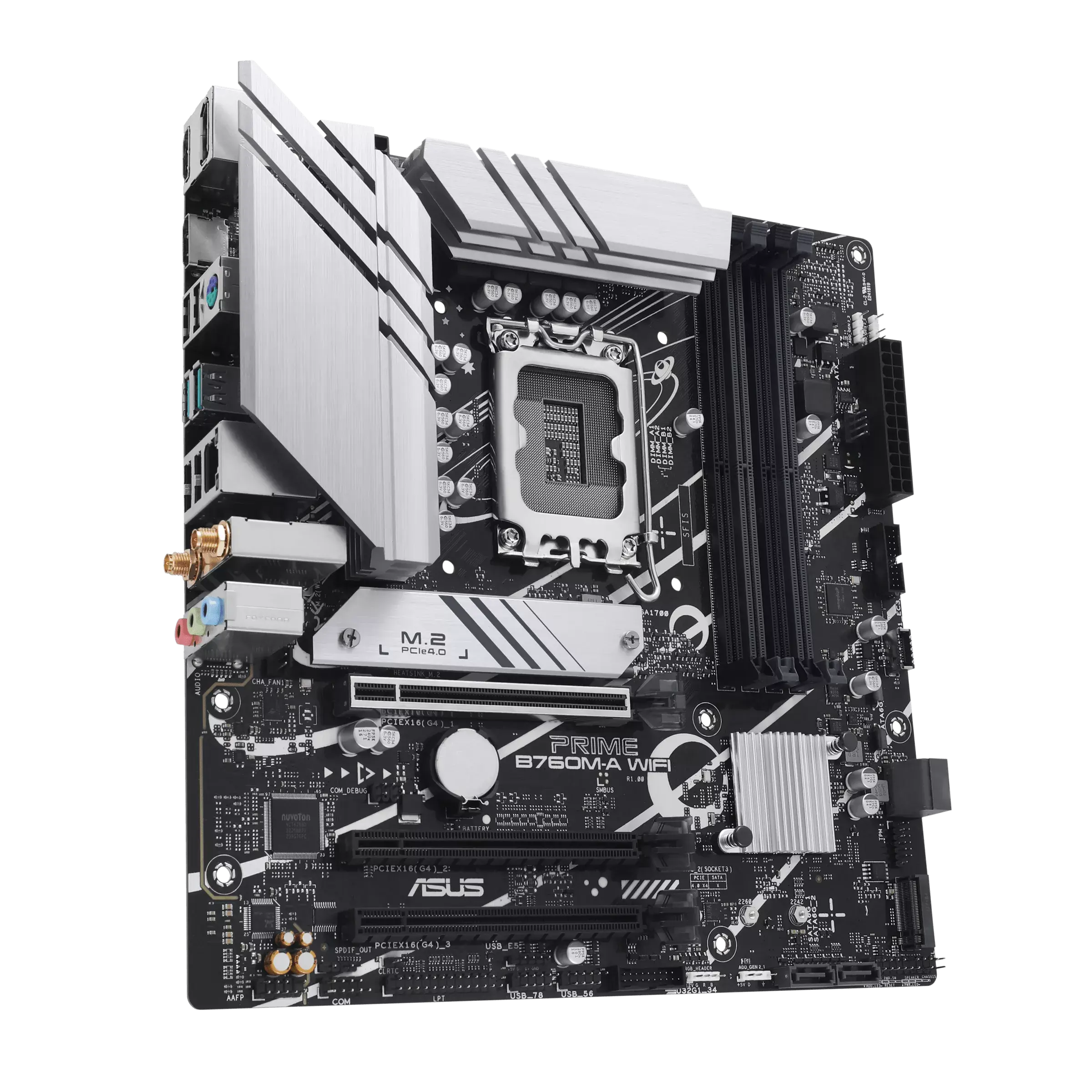 Дънна платка ASUS PRIME B760M-A WIFI DDR5, LGA 1700