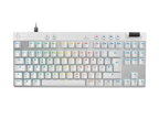 Геймърска механична клавиатура Logitech G Pro X RAPID TKL, Magnetic Analog Switch, Бял