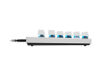 Геймърска механична клавиатура Logitech G Pro X RAPID TKL, Magnetic Analog Switch, Бял