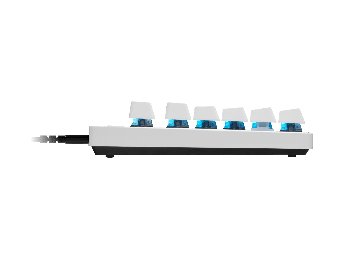 Геймърска механична клавиатура Logitech G Pro X RAPID TKL, Magnetic Analog Switch, Бял