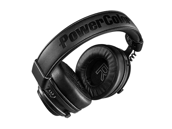 Геймърски безжични слушалки PowerColor Alphyn AH10 - Черни