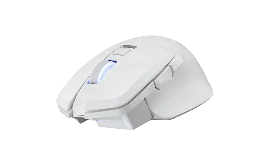 Геймърска безжична мишка PowerColor ALPHYN AM10 - White