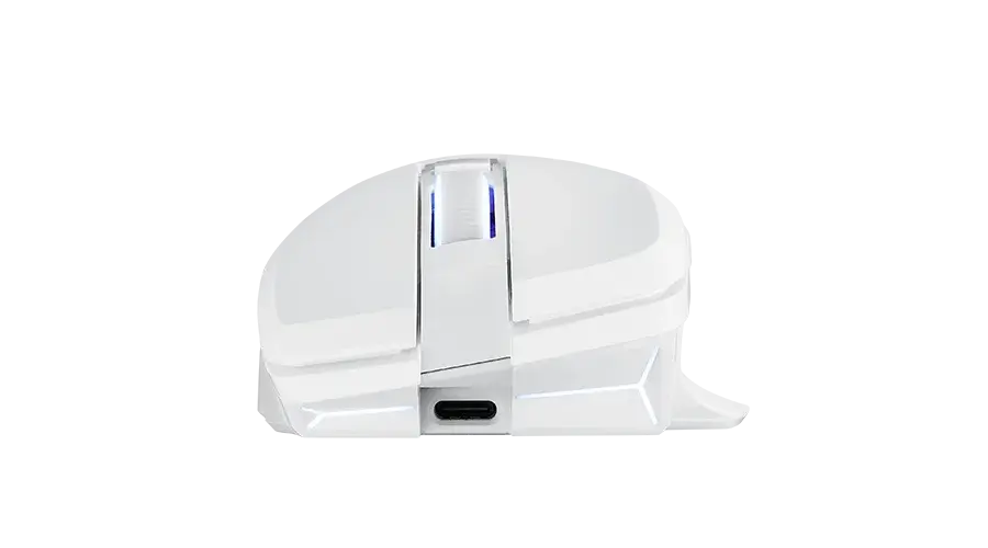 Геймърска безжична мишка PowerColor ALPHYN AM10 - White