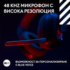 Геймърски безжични слушалки Logitech ASTRO A20 X Lightspeed - Черен