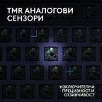 Геймърска механична клавиатура Logitech G512 X 98 - Dual Swap Analog/Mechanical Switch - Black