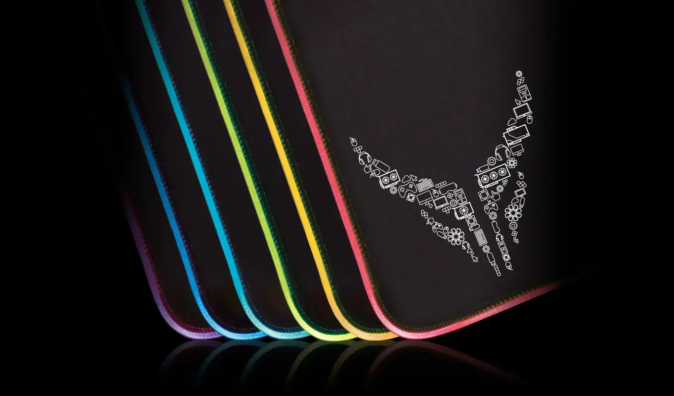 Подложка за мишка PowerColor Red Devil RGB - XL