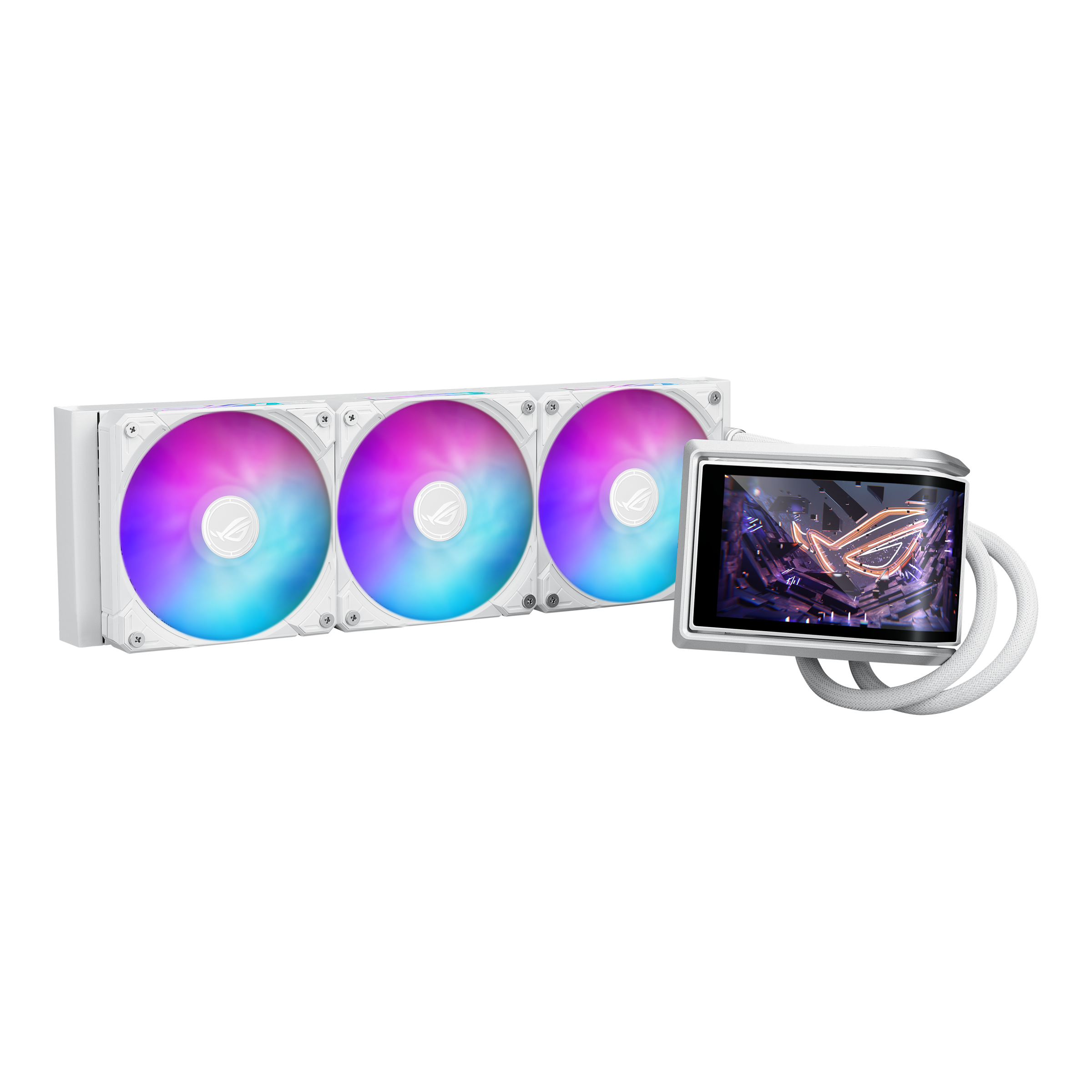 Охладител за процесор ASUS ROG Ryuo IV 360 ARGB White Edition 6.67" Curved AMOLED Display