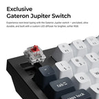 Механична клавиатура Keychron Q5 Max QMK Carbon Black - Gateron Jupiter Brown