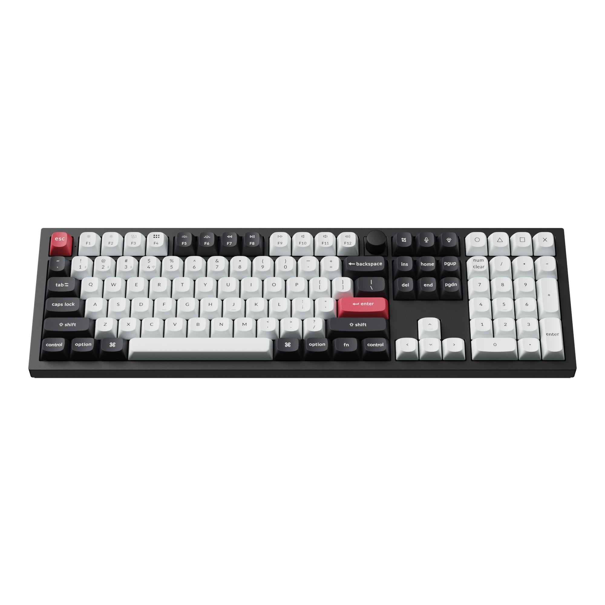 Безжична механичка клавиатура Keychron Q6 HE QMK Gateron Double-Rail Magnetic Switch - Carbon Black