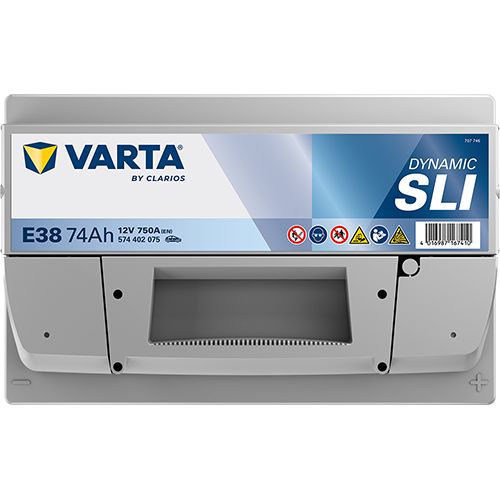 Акумулатор Varta SLI574402075 - 74Ah, 750A, SLI, 12V