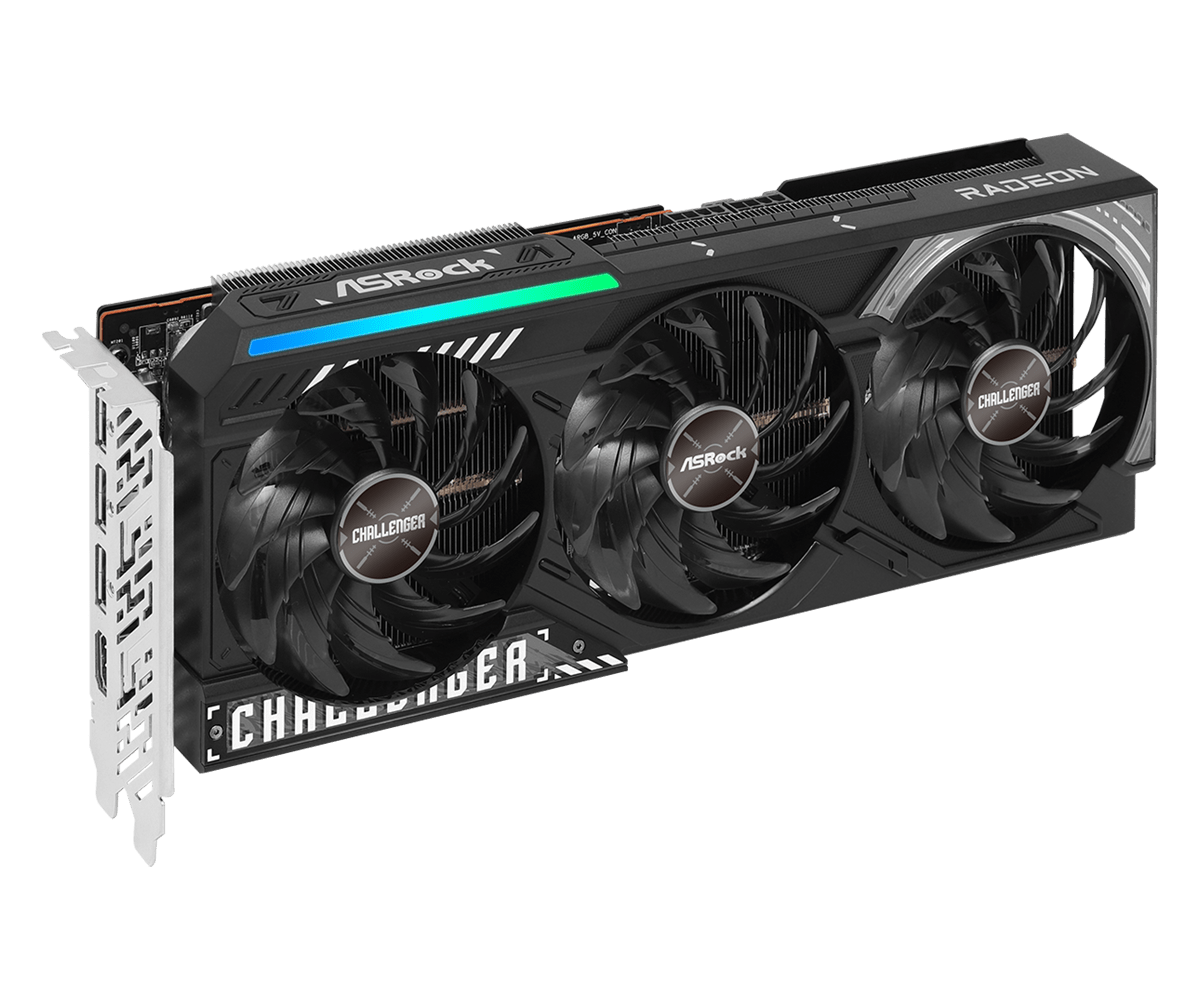 Видео карта ASROCK RADEON RX 9070 Challenger 16GB GDDR6