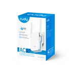 Wireless Extender Cudy RE1200, 2.4/5 GHz, 300 - 867 Mbps, 10/100