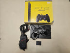 Конзола PlayStation 2 Slim (Употребявана) – Пълен комплект с оригинална кутия, 8MB карта памет и 1 Година Гаранция