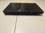 Конзола PlayStation 2 Slim (Употребявана) – Пълен комплект с оригинална кутия, 8MB карта памет и 1 Година Гаранция