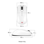 Gaming Wireless Mouse ZOWIE S2-DW 4K, White