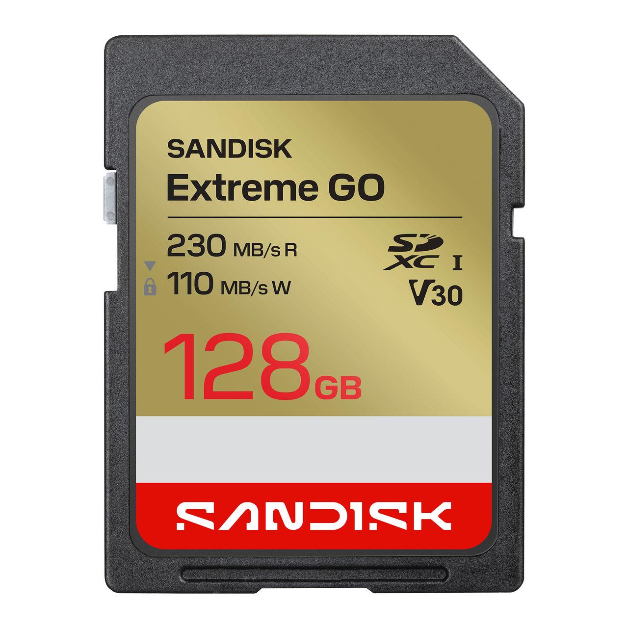 SanDisk Карта памет Extreme GO SD UHS-I Card 128GB