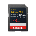 SanDisk Карта памет Extreme Pro SDXC 128GB 300MB/s & 300Mb/s Class 10 V90 UHS-II