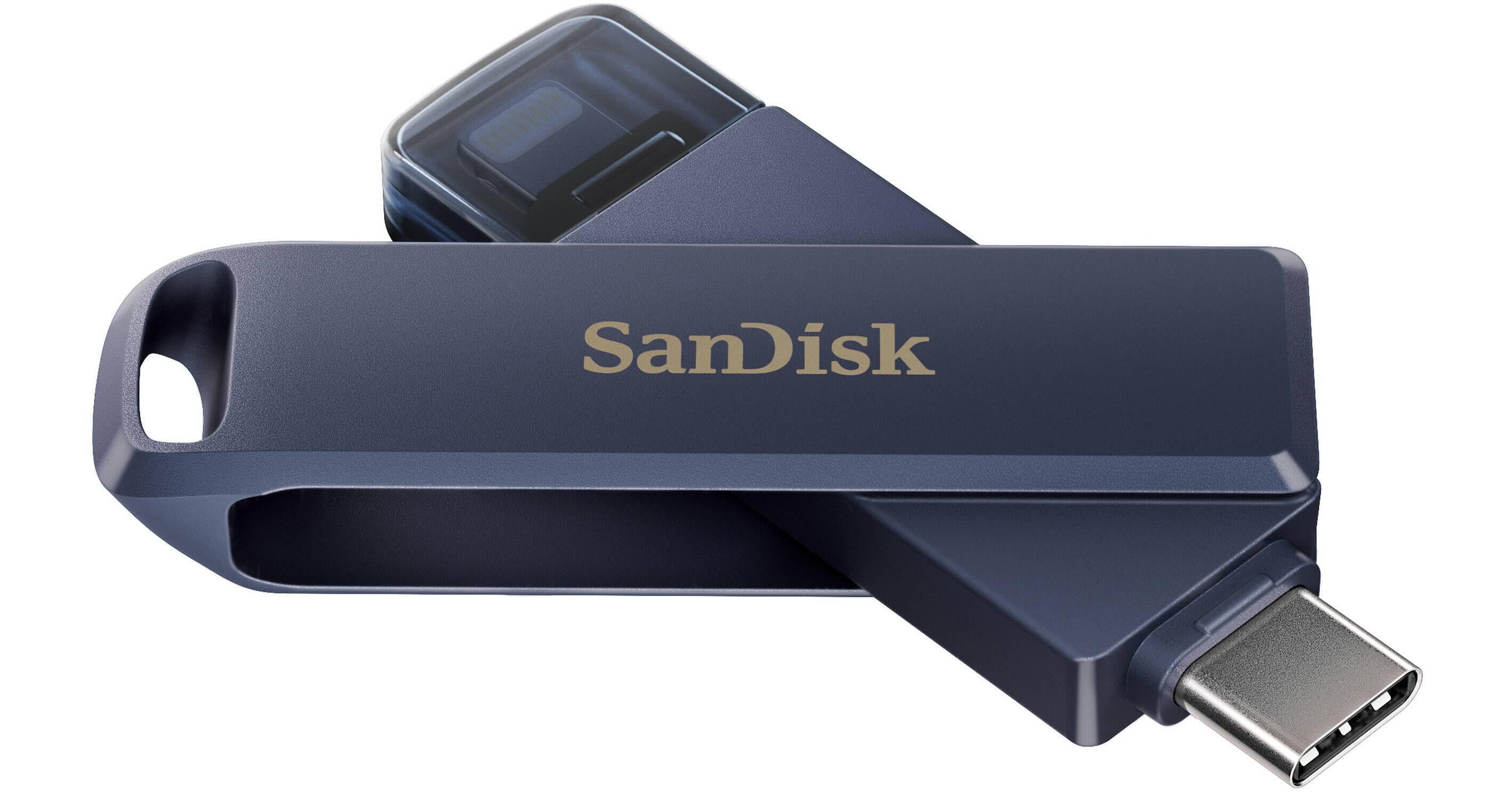SanDisk Флаш памет 128GB Phone Drive, USB 3.2 Type-C, Lightning