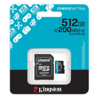 Kingston Canvas Go! Plus Gen4 microSDXC 512GB Memory Card