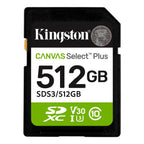 Kingston Canvas Select Plus SD 512GB Memory Card