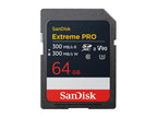SanDisk Extreme Pro SDXC 64GB 300MB/s & 300Mb/s Class 10 V90 UHS-II Memory Card