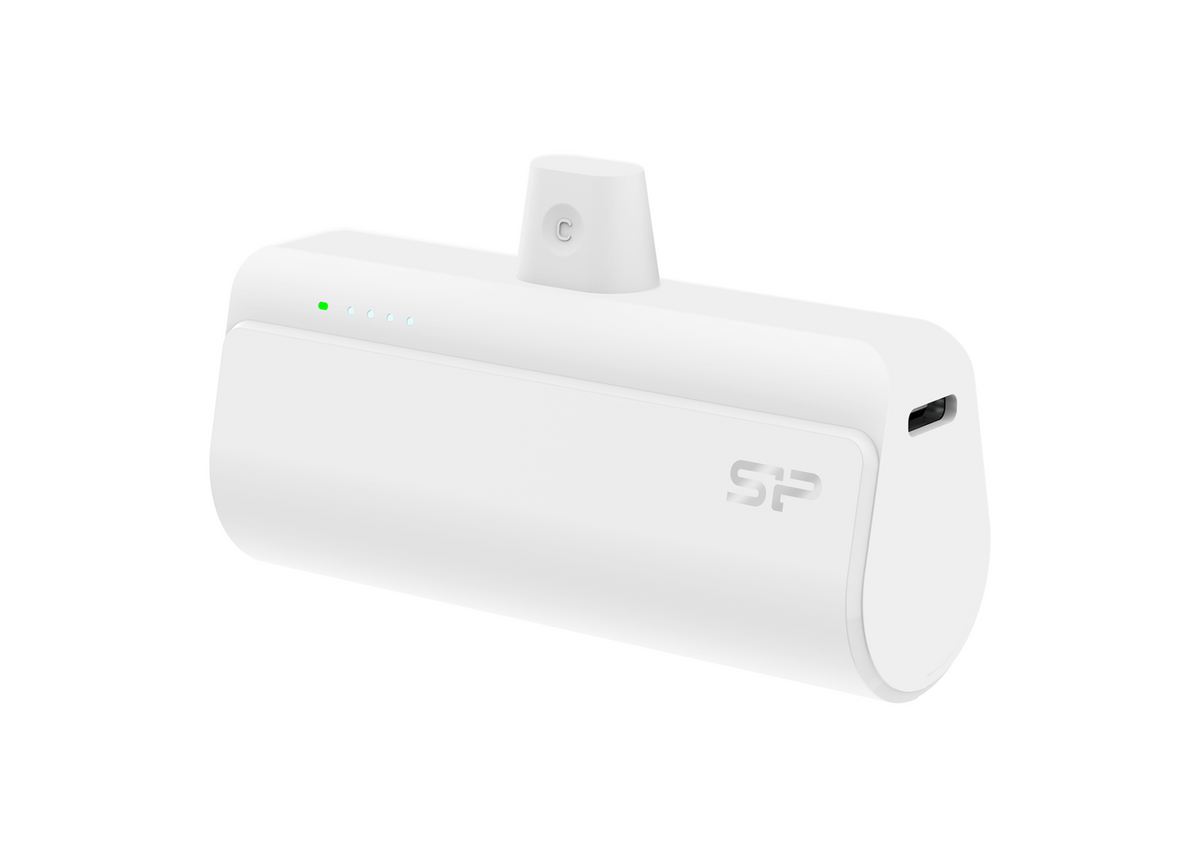 Външна батерия Silicon Power QD50 5000 mAh - Бял