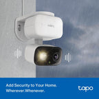 TP LINK C206 Wi-Fi Security Camera, Outdoor and Indoor Use, Pan/Tilt, microSD, Water and Dust Resistance