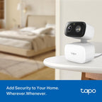 TP LINK C206 Wi-Fi Security Camera, Outdoor and Indoor Use, Pan/Tilt, microSD, Water and Dust Resistance