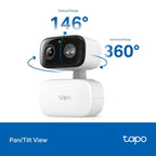 TP LINK C206 Wi-Fi Security Camera, Outdoor and Indoor Use, Pan/Tilt, microSD, Water and Dust Resistance