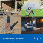 TP-Link Tapo C520WS - 2K Pan/Tilt Outdoor Security WiFi Camera