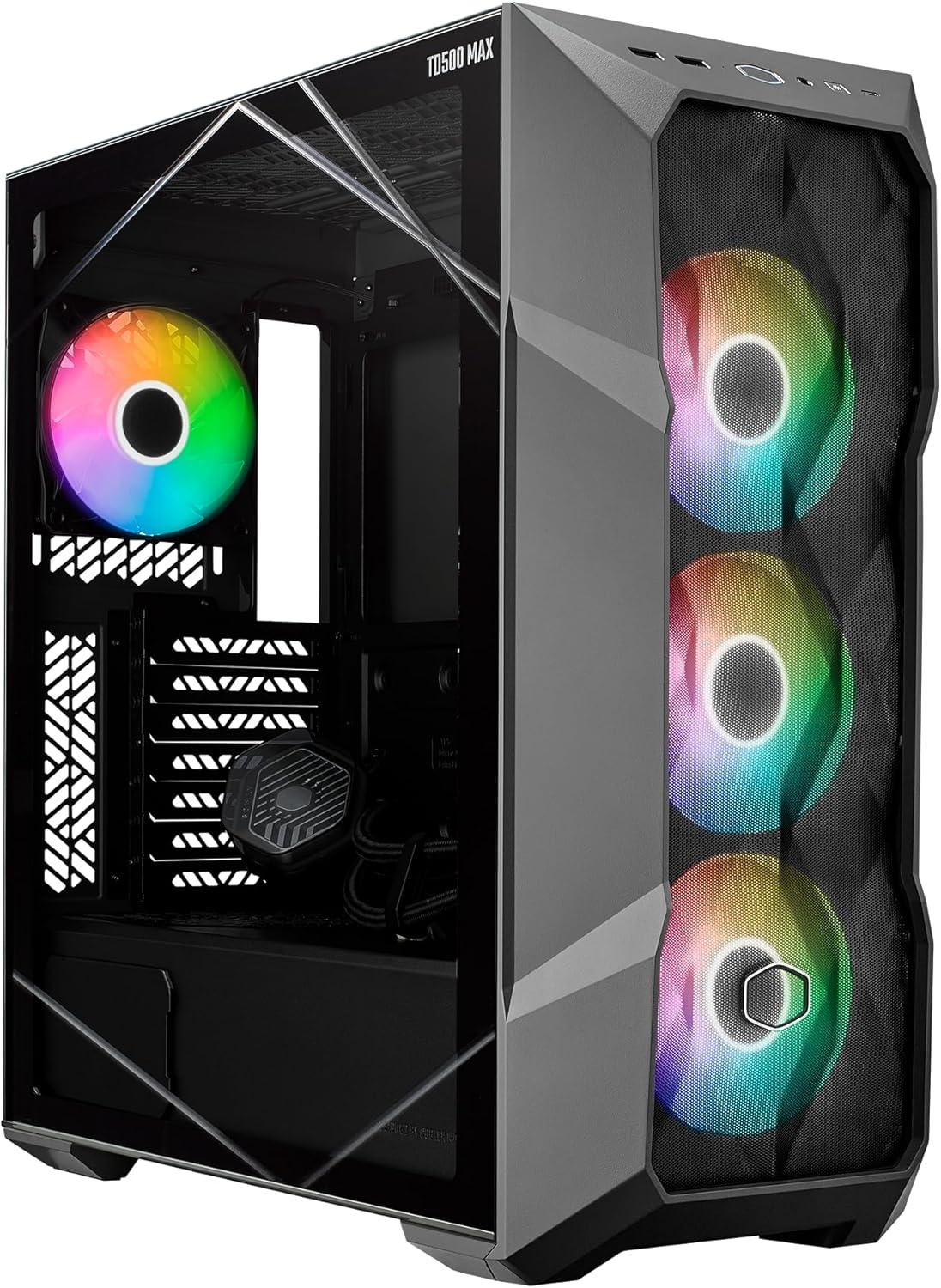 Кутия Cooler Master TD500 Max + 850W Gold, 360 AIO Cooler
