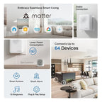 TP LINK smart hub with bell H100, alarm, coordinates with smart Tapo sensors, connects up to 64 smart devices, doorbell, Wi-Fi