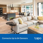 TP LINK smart hub with bell H100, alarm, coordinates with smart Tapo sensors, connects up to 64 smart devices, doorbell, Wi-Fi