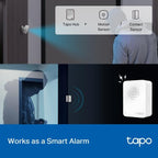 TP LINK smart hub with bell H100, alarm, coordinates with smart Tapo sensors, connects up to 64 smart devices, doorbell, Wi-Fi