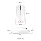 ZOWIE U2-DW 4K Wireless Gaming Mouse, 2.4G, White