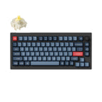 Keychron V1 MAX QMK 75% Carbon Black Mechanical Keyboard - Wireless