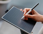 Wacom One Pen Tablet Small, Bluetooth 5.1, White Graphic Display Tablet