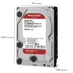 Хард диск WD Red Pro, 16TB NAS, 3.5", 512MB, 7200RPM, WD161KFGX