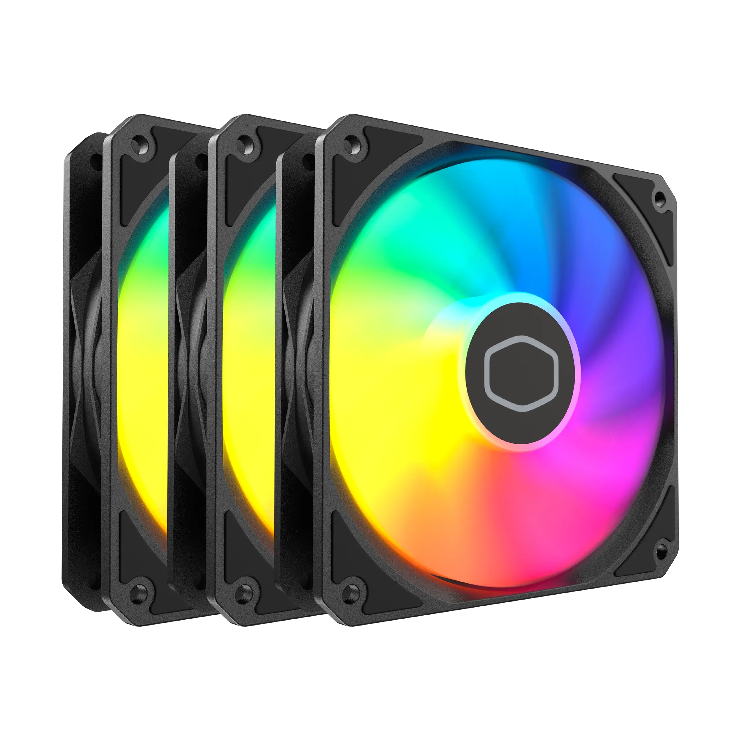 Комплект вентилатори 3-Pack Cooler Master MasterFan MF120 Lite ARGB