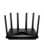 Cudy WR6500H Wireless Router, BE6500 Dual-Band Wi-Fi 7, 1x2.5Gbps WAN Port, 4x10/100/1000, 6x5dBi Antennas