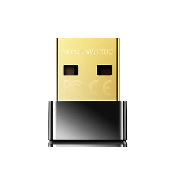 Безжичен нано адаптер Cudy WU300 WiFi 6, 286 Mbps, USB 2.0