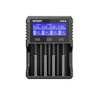 NIMH/LiIon Battery Charger 4 Slots LCD Display USB VX4 SET XTAR