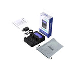 NIMH/LiIon Battery Charger 4 Slots LCD Display USB VX4 SET XTAR