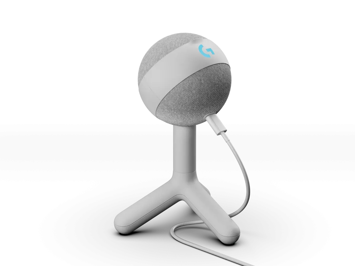 Динамичен микрофон Logitech YETI ORB White