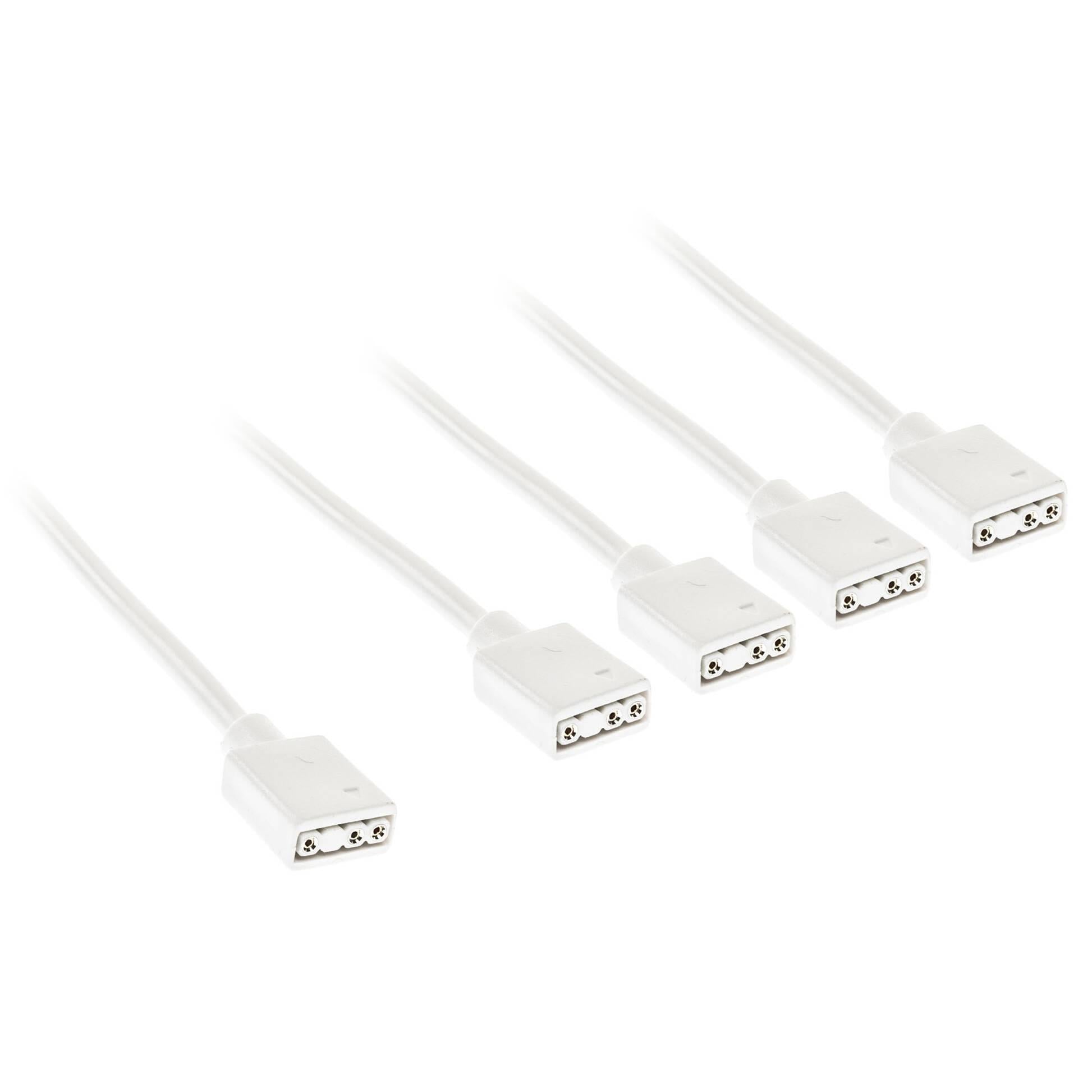 Кабел Kolink ARGB 1-4 Сплитер - 30 cm Бял