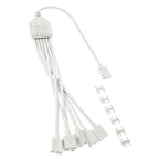 Kolink ARGB 1-6 Splitter Cable - 30 cm White