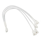 Kolink PWM 1-4 Splitter Cable - 35cm, Braided, White